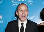 Matt Lauer's boss Alexandra Wallace (right) has denied reports that the 'Today' show host will lose his job if ratings do not improve 