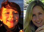 Scarlett Lewis, a 44-year-old single mother (right), spoke of her devastation on hearing that her son Jesse, aged six, (pictured) had been killed in the Sandy Hook massacre