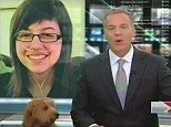 Woof: In this broadcast, the anchor gets some help from a furry friend