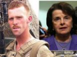 Marine veteran Joshua Boston wrote a letter to U.S. Sen. Dianne Feinstein, a Democrat from California, blasting an assault weapons ban that she proposed. 