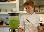Cooking prodigy Flynn McGarry, pictured, will cook for Beverly Hills BiersBeisl restaurant on Wednesday. The 14-year-old started cooking for his family in San Fernando Valley because he didn't like the meals his mother, Meg McGarry, inset, made.