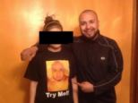 Embarrassing: In an image that was posted to Reddit, a dad forces his teenage daughter to wear this t-shirt to school for a week after she failed to make her curfew