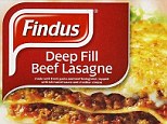 Fresh revelations: Findus tonight confirmed it has been selling packs of its frozen lasagne that contained 99 per cent horse meat 