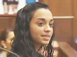 Metamorphosis: Penelope Soto, 18, showed in a Miami courtroom for her arraignment looking prim and proper, and spoke to the judge politely less than a month after her infamous court appearance 