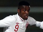 Star player: Zaha put in a man-of-the-match performance against Romania