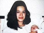 New mother: Sophie Serrano, pictured shortly after giving birth, discovered her daughter had been accidentally switched at birth ten years after the event 