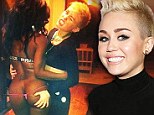 How cheeky! Miley Cyrus grabs hold of a stripper's bare bottom in new photo from her wild 20th birthday celebrations