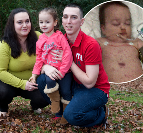 'She came back from the brink during the last rites': Meningitis girl minutes from death makes miracle recovery
