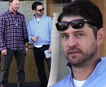 Ian Ziering and Jason Priestley do lunch in West Hollywood together