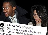 'I am not, nor am I getting engaged or married!': Cheryl Cole slams rumours Tre Holloway is about to propose 