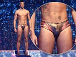 Anthony Ogogo wore a pair of skimpy trunks which left little to the imagination for diving show Splash! on Saturday night