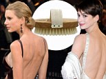 Backless dresses are...back! Taylor Swift and Anne Hathaway are getting theirs out, so give yours a 'facial' with these products 