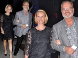 Thank goodness for date night! Grinning Kelsey Grammer takes wife Kayte to basketball game