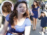 You're next! Ariel Winter takes her niece Skylar to birthday party...and gets a temporary tattoo