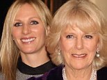 Zara Phillips at Clarence House with fellow Olympians Mary King, Tina Cook and Laura Bechtolsheimer at a reception hosted by the Duchess of Cornwall