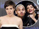 'It cracks my heart in half': Lena Dunham weighs in on Rihanna's relationship with Chris Brown and the singer's endless Instagram feed