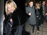 Kate Moss enjoyed a date night with husband Jamie Hince in London on Wednesday night