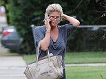 Model behaviour: Rachel Hunter headed to her Pilates class dressed down but looking great on Wednesday afternoon