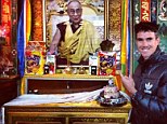 Kevin Pietersen visits Dalai
