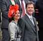 'We love each other': Mr Clegg said he and his wife Miriam didn't get married because they were offered £3 a week