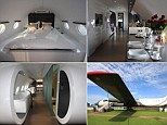 Dutch hotelier transforms disused Soviet aircraft into luxurious hotel suite