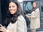 Doting dad-to-be! Marvin Humes celebrates his 27th birthday by taking pregnant wife Rochelle out to lunch 