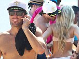 Captain of Cabo: Brody Jenner parties with friends and cosies up to spring break girls before getting ready to film Keeping Up with the Kardashians