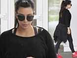Kim Kardashian leaving Nate 'n Al Delicatessen after grabbing a quick bite to eat