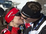 Smitten: Pippa Middleton and boyfriend Nico Jackson are seen taking part in the cross country skiing with friends where they took part in the 45th Engadin Ski Marathon 2013 42km race