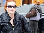 She's far from Desperate: Full-time mother Marcia Cross maintains her Hollywood figure as she hits the gym