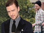 Cutting it fine! Justin Timberlake goes from drab to dapper at his 20/20 album launch party 