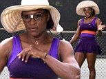 Who are you calling mature? World's oldest No.1 Serena Williams larks around on shoot as she prepares to retain her title at Miami