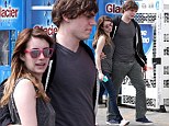 Emma Roberts and boyfriend Evan Peters can't keep their hands off each other as they enjoy a touchy feely stroll
