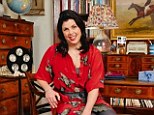 My haven: Kirsty Allsopp, 41, in the study of the west London family home