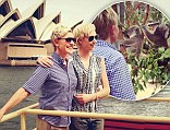 Finally meeting the relatives! Portia De Rossi shows wife Ellen DeGeneres around her native Australia... with a visit to the Opera House and a koala encounter 