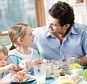 Researchers found children who regularly eat with their parents were more self-confident, helpful, trusting and more satisfied with life than those who tended to dine alone