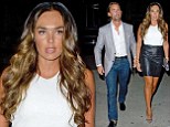 I wanna hold your hand: socialite Tamara Ecclestone arrives at the Fig and Olive restaurant in Los Angeles