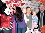 Rebecca Gayheart, Eric Dane and Bethenny Frankel were among celebrities attending Disney Live! Mickey's Music Festival at Madison Square Garden on Saturday afternoon