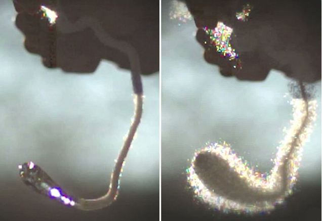 Mystery of Prince Rupert's Drop at 130,000 fps