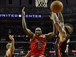 Miami Heat bid for NBA winning record ends as Luol Deng inspires Chicago Bulls to victory