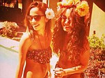 'Best day ever!': Hippie chick Vanessa Hudgens enjoys an afternoon of bikinis, barbecues and wreath-making