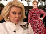 'Let's face reality -- she's fat!' Joan Rivers calls Adele chubby after being asked to apologise for poking fun at her size on Letterman