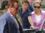 Total Recall? Not quite, but Arnold Schwarzenegger Maria Shriver did reunite for the first time in almost a year to spend Easter together with the children