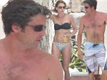 Patrick Dempsey and his wife Jillian Frank show off their impeccable bodies as they holiday in Cabo