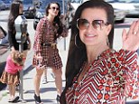 Anything but frumpy! Kyle Richards flaunts her sexy style on a shopping outing in Beverly Hills