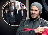 'We let them do 99 per cent of the things they want to do': David Beckham on his and Victoria's attempts for their children to lead a 'normal life'