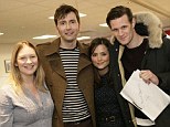 Tale of two Doctors: David Tennant and Matt Smith with Jenna-Louise Coleman and Joanna Page