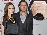 'It's a symbol of their impending marriage': Angelina Jolie's gold band is Brad Pitt's great-grandmother's wedding ring