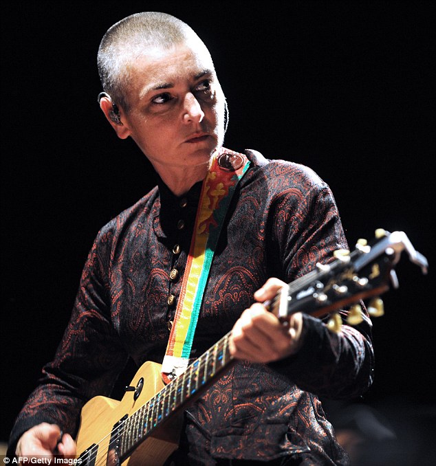 Outraged: Irish singer Sinead O'Connor lashed out this week at Rolling Stone for putting Kim Kardashian on its cover, saying the magazine had 'murdered' music by doing it