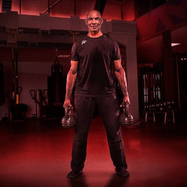 The star of Virgin Active’s new advertising campaign is a 64-year-old with a six-pack who started a new career as a personal trainer after becoming bored with retirement